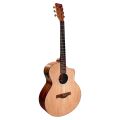 Kadence A06EQN Acoustica Series Semi-Acoustic Guitar – Ash Wood Grand Auditorium Body with Built-in EQ & Padded Gig Bag. 