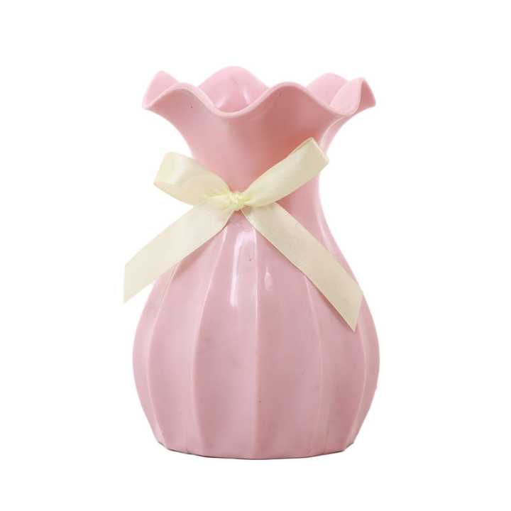 Pink Colour Ceramic Flower Vase