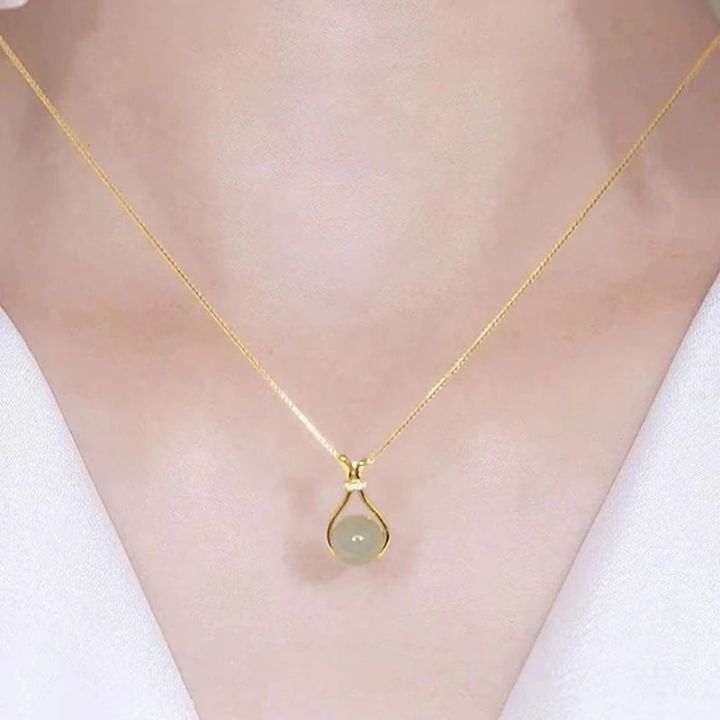 18K%20Gold%20Color%20Hetian%20Jade%20Necklace%20Metal%20Non%20Tarnish%20Fashion%20Accessories%20Jewelry%20For%C2%A0Classy%C2%A0%20-%20Image%203