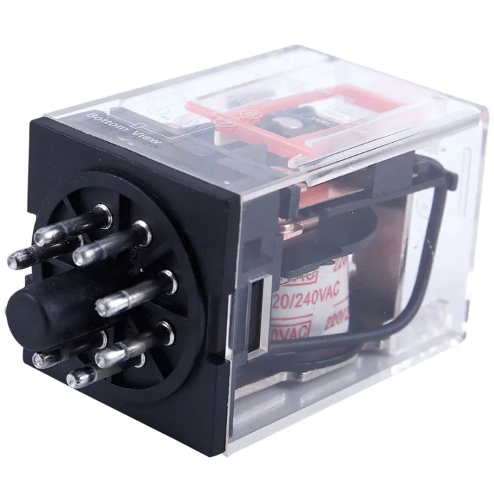 ARELENE%205X%20AC%20220V/230V%20Coil%20Voltage%20PCB%20Power%20Relay%208%20Pins%20DPDT%202NO%202NC%20MK2P-1%20-%20Image%205