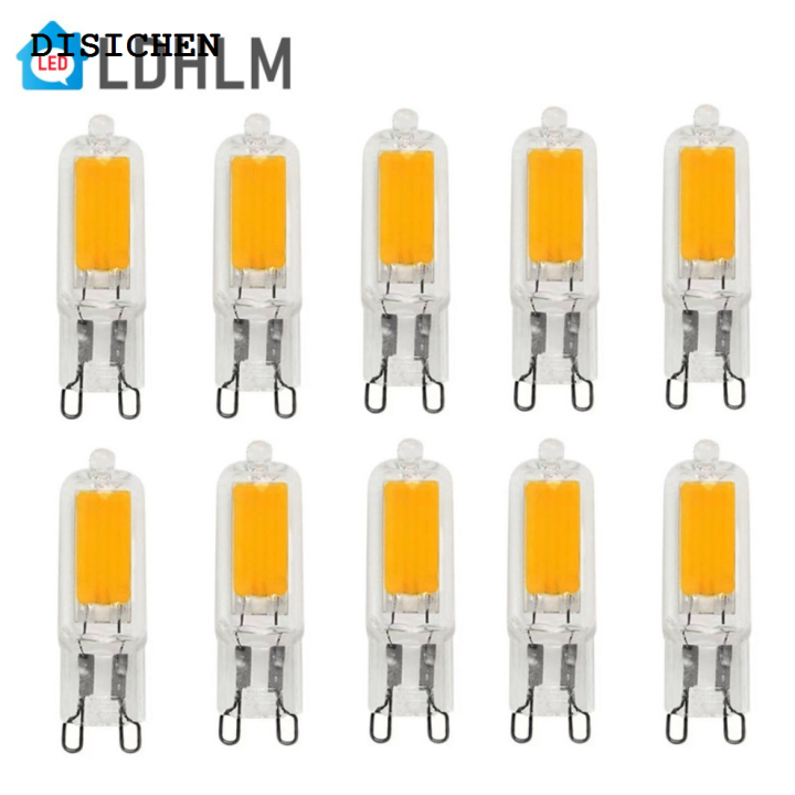 DISICHEN New style G9 LED COB Lamp 7W 9W 12W 15W COB LED Bulb AC/DC 12V 220V Lampada LED G9 COB Spotlight Chandelier Lighting Replace Halogen