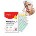 200 Counts Jaysuing Pimple Patches for Face, Hydrocolloid Acne Patches, Cute Star Zit Covers for Face, Colorful Spot Stickers with Tea Tree, Salicylic Acid & Cica Oil. 