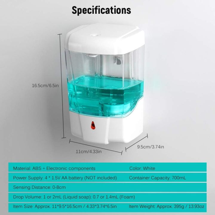 Wall%20Mounted%20ABS%20Plastic%20Automatic%20Sensor%20Soap%20Dispenser%20700ML%20-%20Image%206