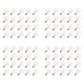 OUMERY 80 Pcs G40 LED Replacement Light Bulbs E12 Screw Base Shatterproof LED Globe Bulbs for Solar String Lights Warm. 
