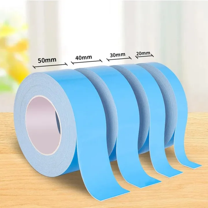10Meters/Roll%20New%20Blue%20Film%20White%20Double%20Sided%20Tape%20Strong%20Self%20Adhesive%20Multifunctional%20PE%20Foam%20Tape%2010/15/20/30mm%20Width%20Sponge%20Strip%20Fixed%20Pasted%20Tapes%20-%20Image%202
