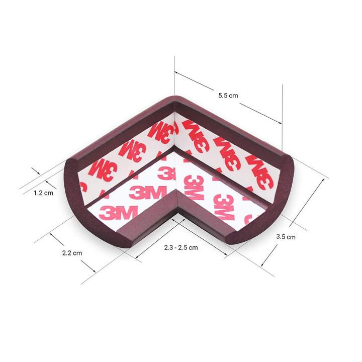 8%20Pieces%20of%20Baby%20Proofing%20Corner%20Guards%20I%20Pre-Taped%20Corner%20Protectors%20I%20Child%20Safety%20Edge%20Guards%20I%208%20Pieces%20Brown%20%7C%20%20Foam%20Table%20Corner%20Guard%20Protector%20Furniture,%20Sharp%20Corner%20Cushions%20for%20Baby%20Safety%20&%20Baby%20proofing%20%7C%20Furniture%20Protector%20-%20Image%206