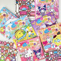 Sanrio Magnetic Quiet Book Kuromi My Melody Cinnamoroll Handmade DIY Repeatable Toy Magnetic Stickers Handmade Toys For Girls. 