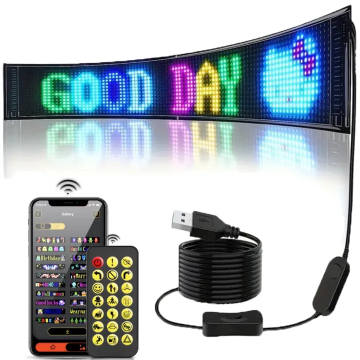 Smart%20Bluetooth%20LED%20Display%20Screens%20RGB%20LED%20Module%20Sign%20Matrix%20Pixel%20LED%20Panel%20Scrolling%20Signboard%20Advertising%20Light%20Car%20Decor%20-%20Image%202