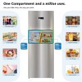 BOSCH Refrigerator 3 Door 332 L Sparkly Steel CMC33S05NI. 
