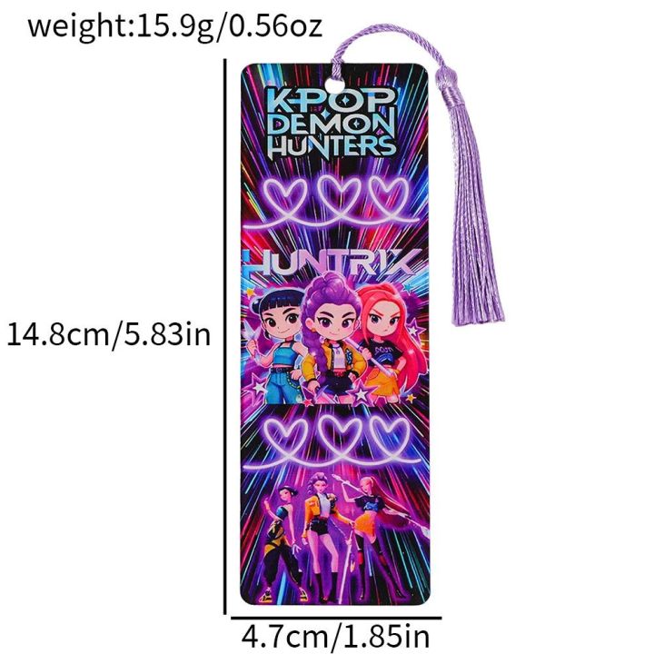 Kawaii%20Acrylic%20Kpop%20Demon%20Hunters%20Bookmarks%20Stationery%20With%20Tassel%20Anime%20Book%20Page%20Markers%20Cartoon%20Huntrix%20Reading%20Book%20Clip%20Kpop%20Fans%20-%20Image%202