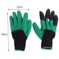 Washable Garden Farming Gloves With Right Hand Fingertips ABS Claws for Pruning, Digging & Planting, Gardening Tool. 