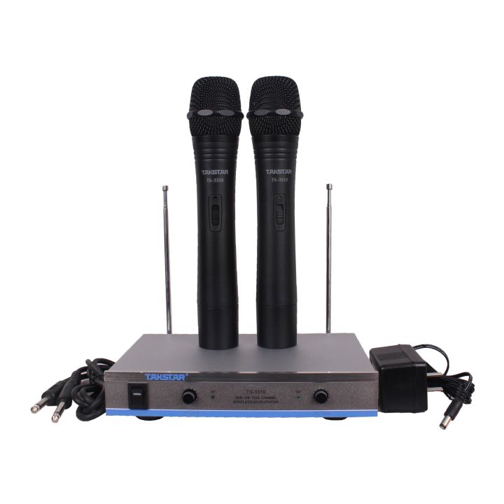 Takstar High Vhf Dual Channel Wireless Microphone Ts-3310