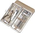 19Pcs/Set Manicure Set Nails Tool Kit Accessories For Nails Pedicure Kit Manicure Set With Luxurious Travel Case. 