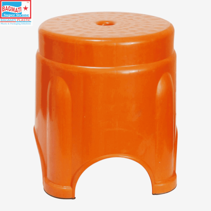 Bagmati Orange Rhino Bahubali Bathroom Stool - 666