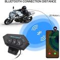 Automatic Call Answering Helmet Bluetooth Headset-Black. 