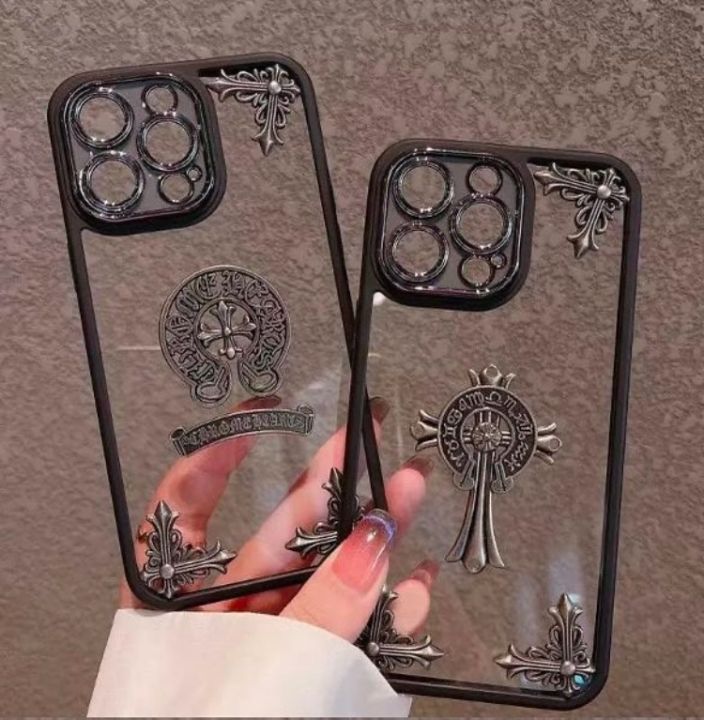 Masala%20Beads%20Transparent%20Metal%20Chrome%20Heart%20Phone%20Case%20for%20Iphone%20Case%20Mobile%20Cover%20Cases%20-%20Image%202