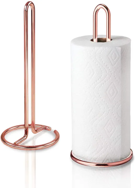 Minimalistic%20Metal%20Kitchen%20Towel%20Stand%20/%20Holder%20%7C%20With%20A%20Roll%20Of%202%20Ply%20Towel%20-%20Image%202