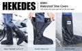Double Coated Durable Water and Dust Proof, Rainproof Long Shoes Cover | Fashion Double Coated Rain Shoes Cover. 