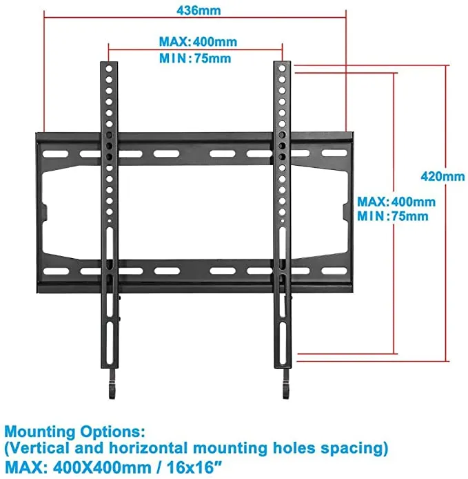 26-55%20Inches%20Heavy%20Duty%20LED%20LCD%20Flat%20TV%20Wall%20Mount%20Bracket%20For%20All%20Brand%2026%20Inch%20to%2055%20Inch%20TV%20Screen%20And%20Monitor%20-%20Image%202