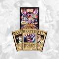 One Piece Anime Cross Guild Wanted Set Poster Buggy Dracule Mihawk Crocodile. 