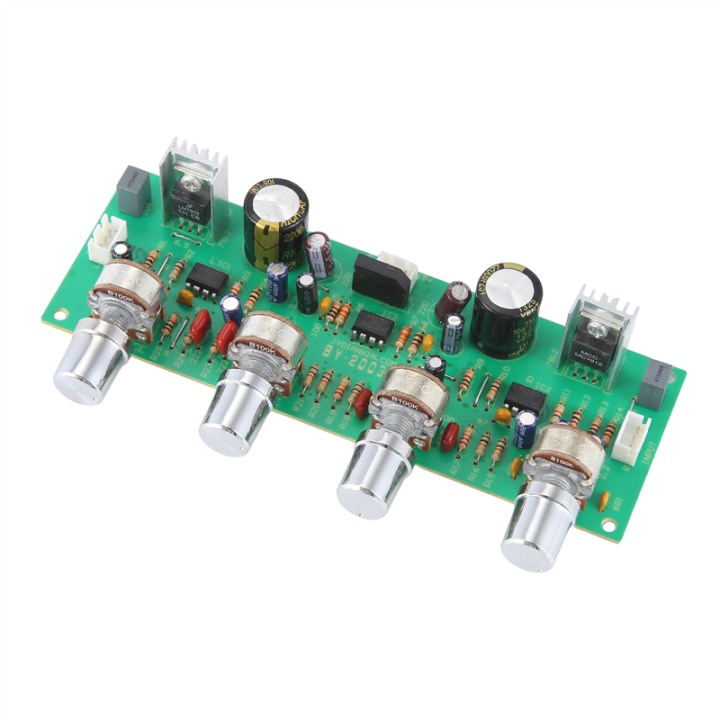 12V HIFI Preamp Tone Bass Treble Volume Control Pre-Amplifier Board ...