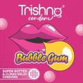TRISHNA CONDOM SUPER DOTTED WITH CLIMAX DELAY PREMIUM CONDOM BUBBLE GUM FLAVOUR PACK OF 3. 