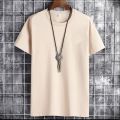 Round Neck Soft Feel Cotton T-shirt For Men. 