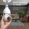 Wireless Light Bulb Camera 2MP Automatic Human Tracking Night Vision Camera.. 