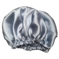 Double Layer Silk Reversible Bonnet with Adjustable Strap for Healthy Hair Care, Unisex Hair Accessory. 