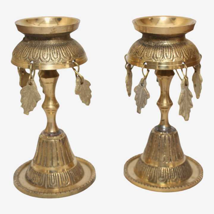 Brass Panas (Set of 2) 5.31"
