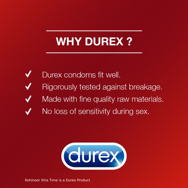 Durex%20Kohinoor%20Xtra%20Time%20-%2010%20Condoms%20%7C%20Makes%20Him%20Last%20Long%20%7C%20Regular%20Size%20180mm/53%C2%B12mm%20-%20Image%206