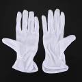 fasdaga 2 Pair Protective Anti-Slip White Cotton Work Driving Gloves. 