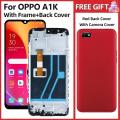 Clearance sale High Quality 6.1'' For Oppo A1k CPH1923 LCD Display Screen With Frame Touch Digitizer Assembly Replacement For Oppo A1k Screen. 