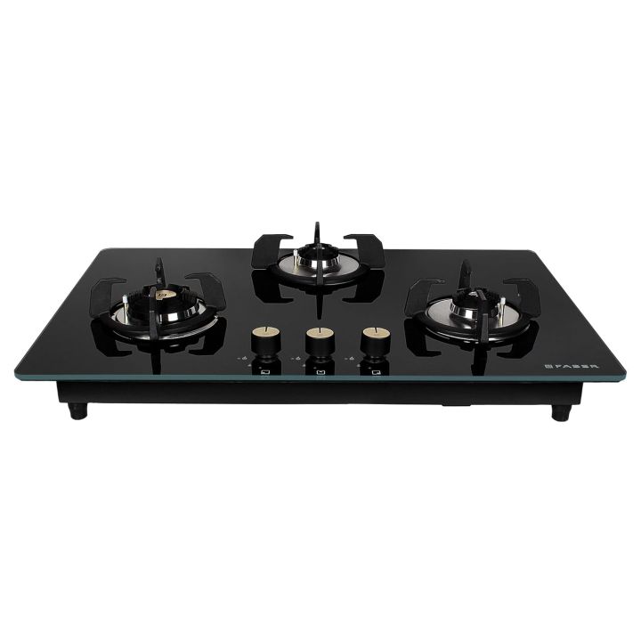 Faber Hob Maxus HT 783 CRS BR CI AI, 3 Burner- Black
