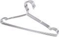 Metal Clothes Hange Bold Silver Solid Stainless Steel Hanger. 