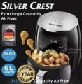 Silver Crest Air Fryer With Led Display Touch Control * Non stick-6 Litre Extra large Capacity. 
