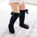 Knee High Bow Design Long Socks For Baby Girl. 