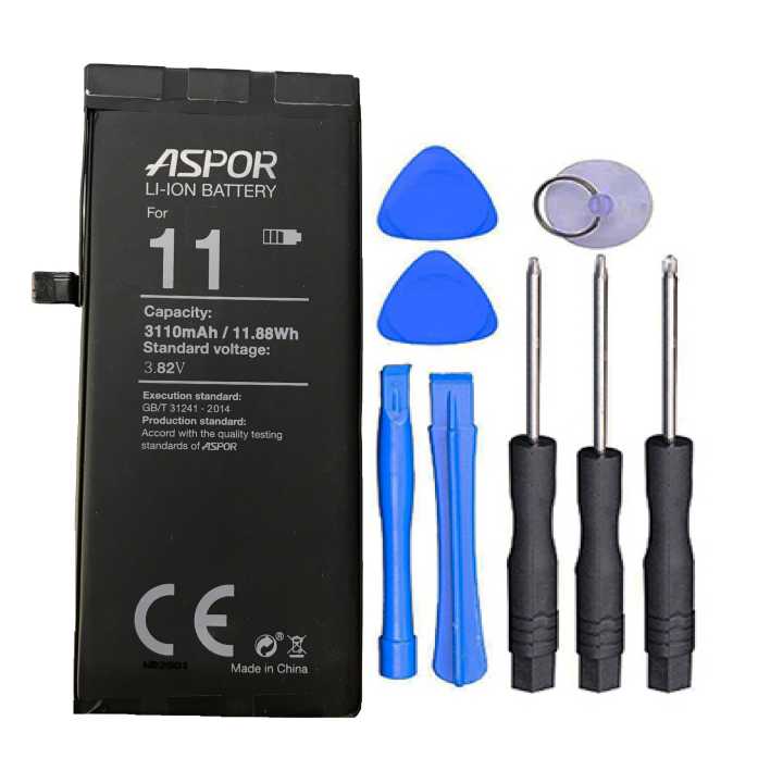 ASPOR Orginal Battery For iPhone 11 With Tools
