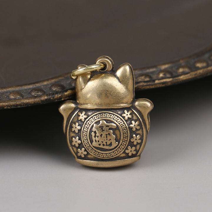 Pure%20Copper%20Lucky%20Cat%20Keychain%20DIY%20Jewelry%20Hanging%20Accessories%20Keyring%20Pendant%20MNP%20-%20Image%207