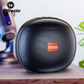 Wiresto Wireless Bluetooth Speaker Portable Mini Speaker Super 3-D Stereo Bass Sound  Speakers Hands-free Calling Waterproof Speaker Support FM TF. 