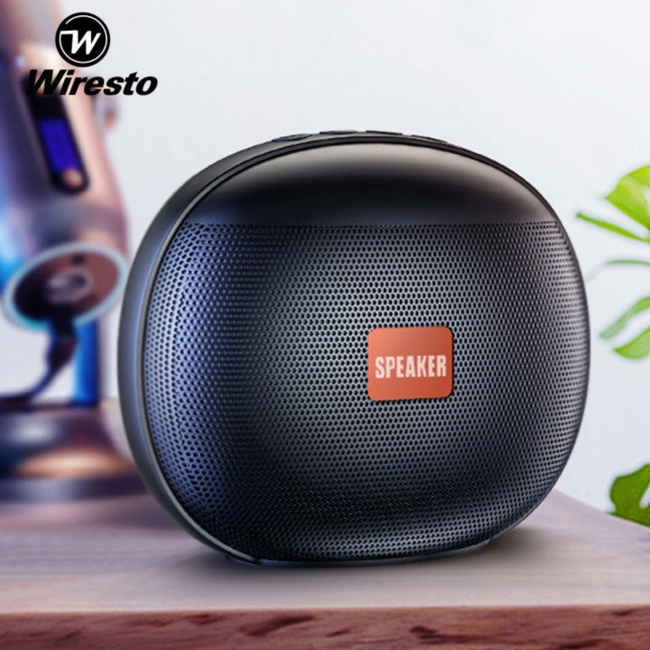 Wiresto Wireless Bluetooth Speaker Portable Mini Speaker Super 3-D Stereo Bass Sound  Speakers Hands-free Calling Waterproof Speaker Support FM TF