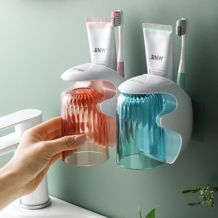Toothpaste%20Holder%20Wall%20Mount%20Toothbrush%20Cup%20for%20Shower%20Bathroom%20Accessories%20Organizer%20Kids%20Toothbrush%20Holders%20for%20Bathroom,%20Electric%20Tooth%20Brush%20Toothbrushing%20-%20Image%206