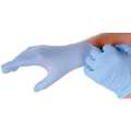 Surgicals Powder Free Nitrile Gloves, Food Grade, Non Tearable, Made in Malaysia (Medium, Blue, Box of 100). 