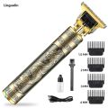 Linguolin Hair Clippers for Men, Pro Li Close Cutting Trimmer, T-blade Electric Rechargeable Grooming Kit 1.5/2/3/4 mm Zero Gapped Detail Barber Haircut (Dragon). 