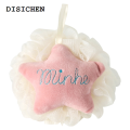DISICHEN 2025 New Soft Sponge Bath Ball Shower Rub Bath Shower Wash Body Pot Sponge Scrubber Star Shape Healthy Massage Brush. 