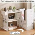 Kawaii Modular Desk Organizer Shelf with Pegboard. 
