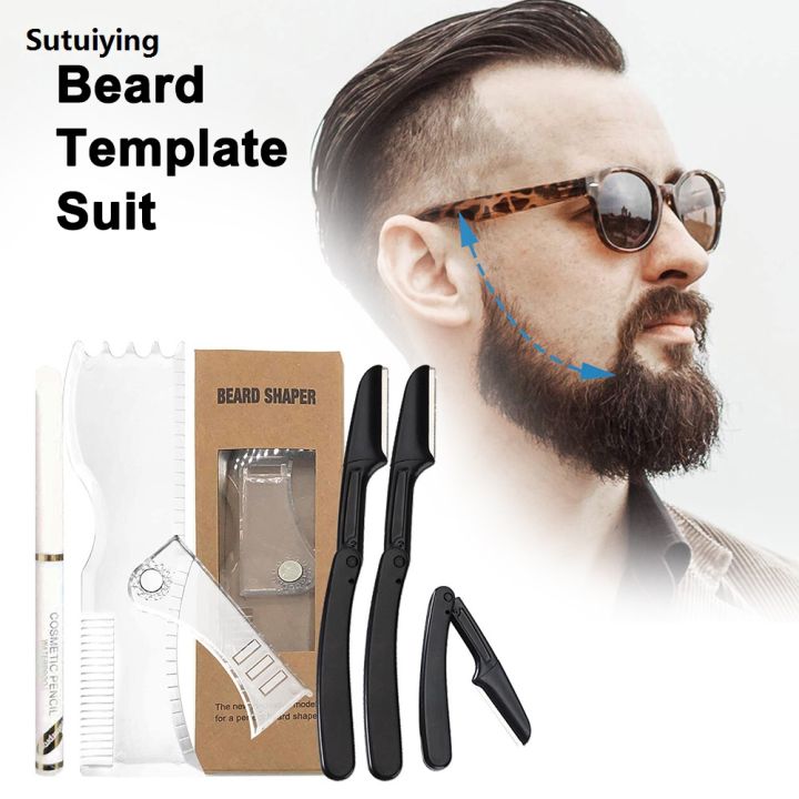 Sutuiying%20Professional%20Beard%20Styling%20Template%20Adjustable%20Beard%20Shaping%20Fashion%20Kits%20Practical%20Men%20Shaving%20Tool%20Sets%20Non-slip%20Styling%20Tool%20-%20Image%205