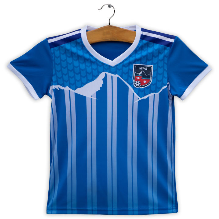 Nepal%20Football%20Red%20Home%20Jersey%20Set%20For%20Kids%20-%20Image%203