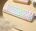 META68 65% Wired Mechanical Keyboard 68keys Mixed Backlight Hot Swappable Mechanical Keyboard for PC MAC. 