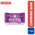 LOTTE Xylitol Sugar Free Blueberry Mint Chewing Gum (Pillow Pack) (11.6g). 